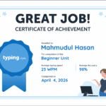 typing test beginer